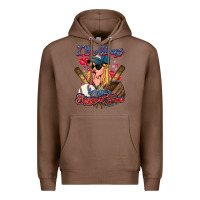 Chestnut I'll always be your biggest fan Baseball Premium Hoodie - HowdyJamesFarm