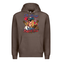 Coffee I'll always be your biggest fan Baseball Premium Hoodie - HowdyJamesFarm