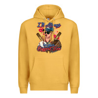 Mustard I'll always be your biggest fan Baseball Premium Hoodie - HowdyJamesFarm
