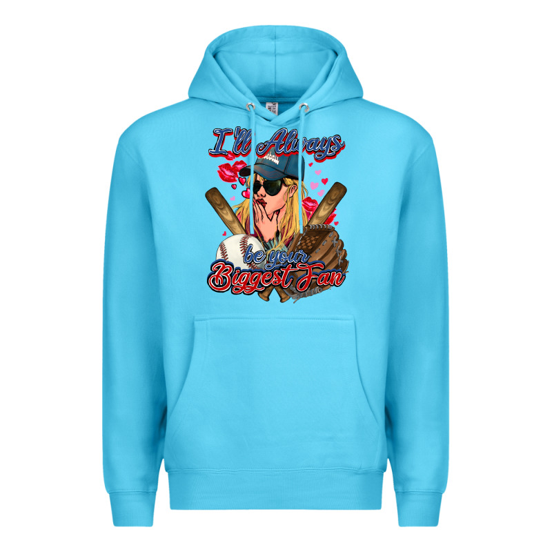 I'll Always Be Your Biggest Fan Baseball Premium Hoodie by HowdyJamesFarm | Teevron
