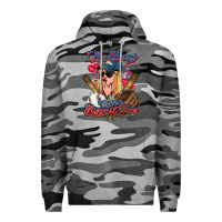 Slate Camo I'll always be your biggest fan Baseball Premium Hoodie - HowdyJamesFarm