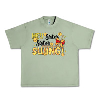 Oil Green softball sister Urban Heavy Tee - MaliasSmallBusiness