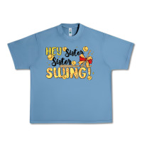 Pebble Blue softball sister Urban Heavy Tee - MaliasSmallBusiness
