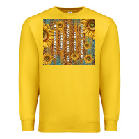 Lemon self reminders with sunflowers Premium Sweatshirt - TumblerDesignByShophia