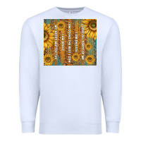 White self reminders with sunflowers Premium Sweatshirt - TumblerDesignByShophia