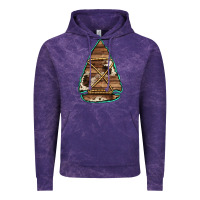 Cloud Purple cowhide wooden arrowhead Vintage Hoodie - Jasminsmagicworld