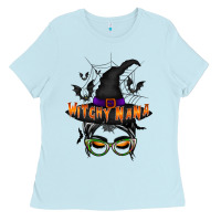 Baby Blue witchy nana Ladies Tee - RacoonDesign