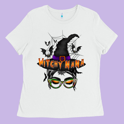 Witchy Nana Ladies Tee Designed By Racoondesign