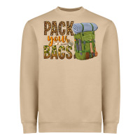 Mushroom pack your bags Heavyweight Sweatshirt - NancyCooperArtShop