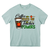 Arona coffee gives me teacher powers Heavy Core Tee - CowhideDigitalArt