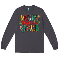 Smoke merry christmas y'all Long Sleeve Tee - MaliasSmallBusiness