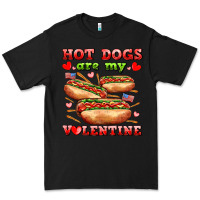 Black hot dogs are my valentine Premium Tee - AdoDesignShop