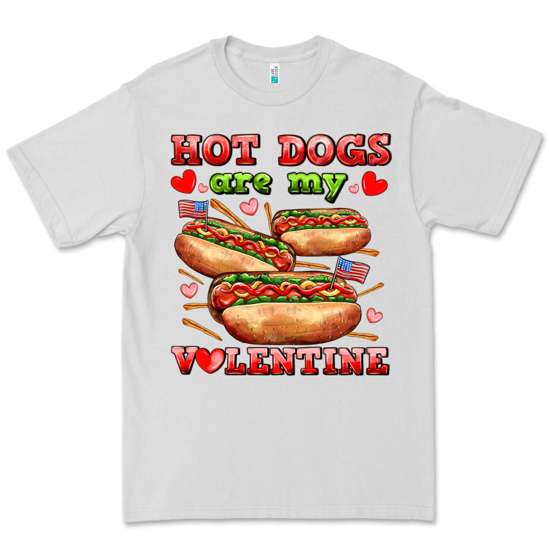 Hot Dogs Are My Valentine Premium Tee by AdoDesignShop | Teevron