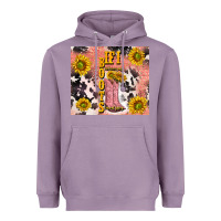 Lavender cowgirl boots sunflower Heavyweight Hoodie - TumblerDesignByShophia