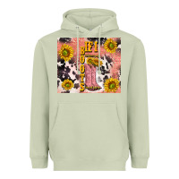 Matcha cowgirl boots sunflower Heavyweight Hoodie - TumblerDesignByShophia