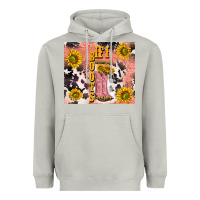 Cowgirl Boots Sunflower Heavyweight Hoodie | Teevron