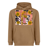 Toasted Coconut cowgirl boots sunflower Heavyweight Hoodie - TumblerDesignByShophia