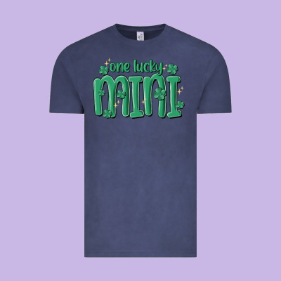 One Lucky Mini Vintage Tee Designed By Maliassmallbusiness