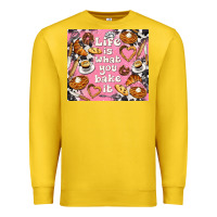 Lemon life is what you bake it with cowhide Premium Sweatshirt - TumblerDesignByShophia