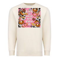 Sandshell life is what you bake it with cowhide Premium Sweatshirt - TumblerDesignByShophia