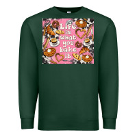 Sports Green life is what you bake it with cowhide Premium Sweatshirt - TumblerDesignByShophia