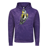 Cloud Purple yellow rumped warbler Vintage Hoodie - LillyAllenDesigns