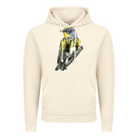 Vintage Artic yellow rumped warbler Vintage Hoodie - LillyAllenDesigns