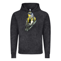 Vintage Black yellow rumped warbler Vintage Hoodie - LillyAllenDesigns
