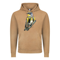 Vintage Camel yellow rumped warbler Vintage Hoodie - LillyAllenDesigns