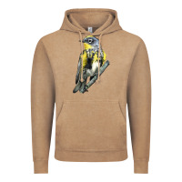 Vintage Coffee yellow rumped warbler Vintage Hoodie - LillyAllenDesigns