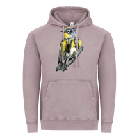 Vintage Zinc yellow rumped warbler Vintage Hoodie - LillyAllenDesigns