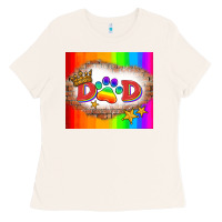 Bone lgbtq dad and paw Ladies Tee - HRA Design Shop