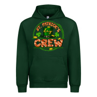 Forest Green St. Patrick's Day crew Urban Hoodie - FaDigitalArtStudio