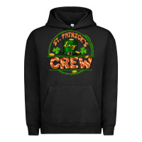 Pigment Black St. Patrick's Day crew Urban Hoodie - FaDigitalArtStudio