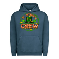 Pigment Midnight Navy St. Patrick's Day crew Urban Hoodie - FaDigitalArtStudio