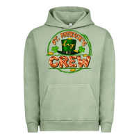 Pigment Oil Green St. Patrick's Day crew Urban Hoodie - FaDigitalArtStudio