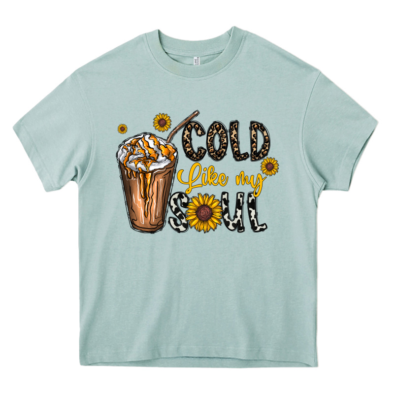 Cold Like My Soul Heavy Core Tee by CowhideDigitalArt | Teevron