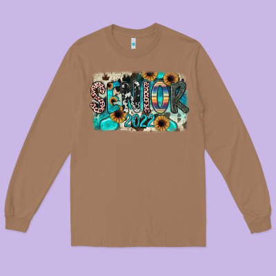 Senior2022 Long Sleeve Tee Designed By Jahusdesignshop