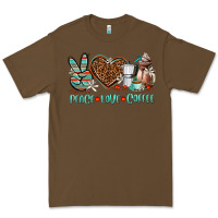 Cacao peace love coffee Premium Tee - AdoDesignShop
