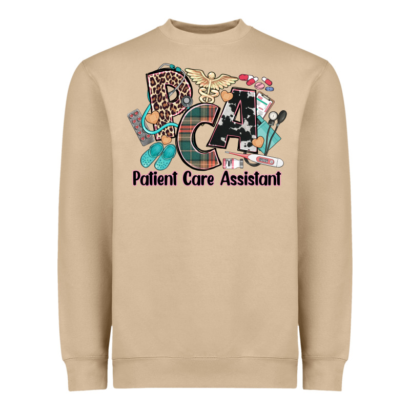 Pca Patient Care Assistant Western Heavyweight Sweatshirt by NancyCooperArtShop | Teevron