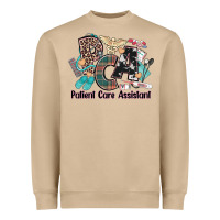 Mushroom pca patient care assistant western Heavyweight Sweatshirt - NancyCooperArtShop