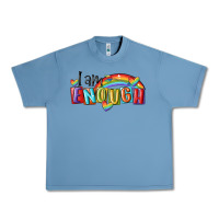 Pebble Blue i am enough lgbt Urban Heavy Tee - MaliasSmallBusiness
