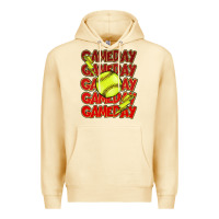 Pina Colada Game day softball lightning bolt Premium Hoodie - HowdyJamesFarm