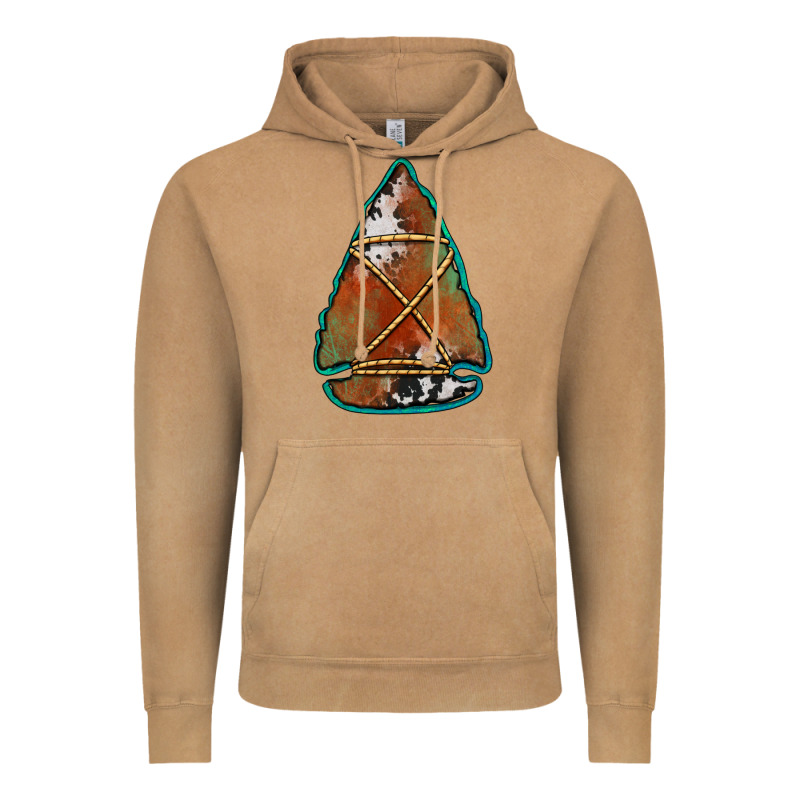 Cowhide Rusty Arrowhead Vintage Hoodie by Jasminsmagicworld | Teevron