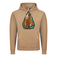 Vintage Coffee cowhide rusty arrowhead Vintage Hoodie - Jasminsmagicworld