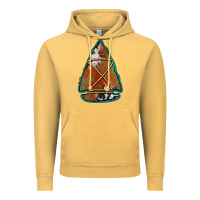 Vintage Mustard cowhide rusty arrowhead Vintage Hoodie - Jasminsmagicworld