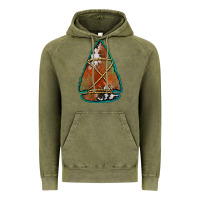 Vintage Olive cowhide rusty arrowhead Vintage Hoodie - Jasminsmagicworld