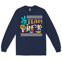 Navy team pre k Long Sleeve Tee - NancyCooperArtShop