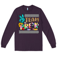 Plum team pre k Long Sleeve Tee - NancyCooperArtShop