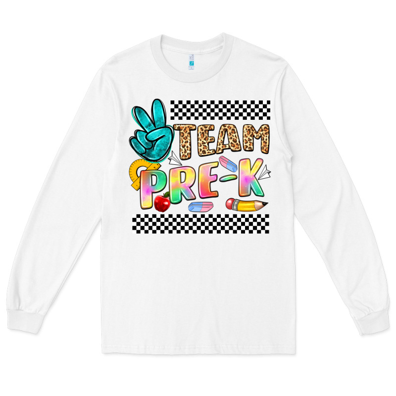 Team Pre K Long Sleeve Tee by NancyCooperArtShop | Teevron